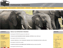 Tablet Screenshot of fairsafari.nl